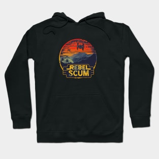 Retro Scum design Hoodie